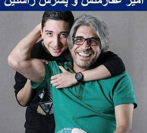 عکس از پوپک گلدره و همسرش