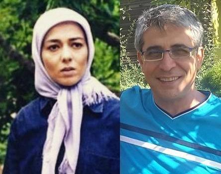 عکس از پوپک گلدره و همسرش