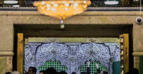 عکس لوستر حرم امام حسین