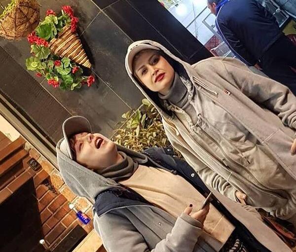 عکس روشنک گرامی و همسر واقعیش