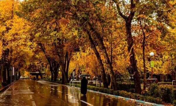 عکس پاییز چهارباغ اصفهان