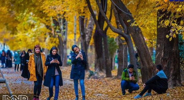 عکس پاییز چهارباغ اصفهان
