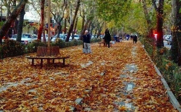 عکس پاییز چهارباغ اصفهان