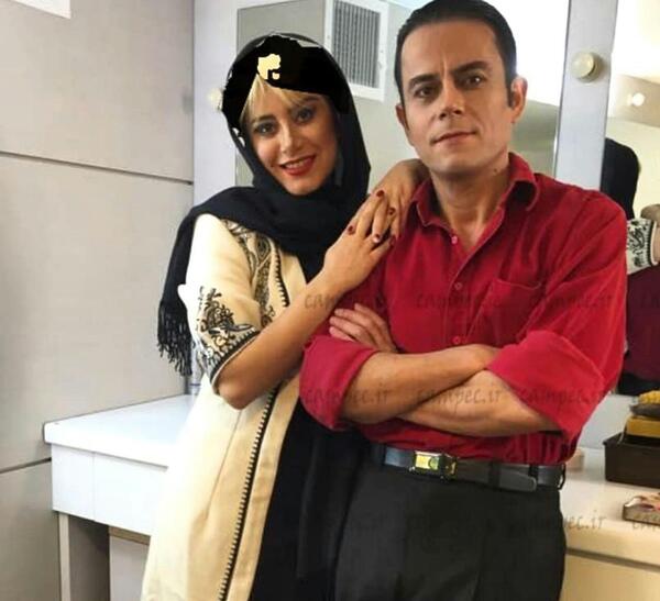 عکس از رحیم نوروزی و همسرش