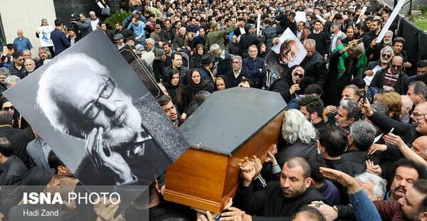 عکس جنازه جمشید مشایخی