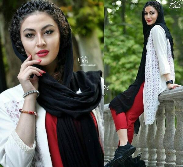 عکس الهام حمیدی با ملا مریم