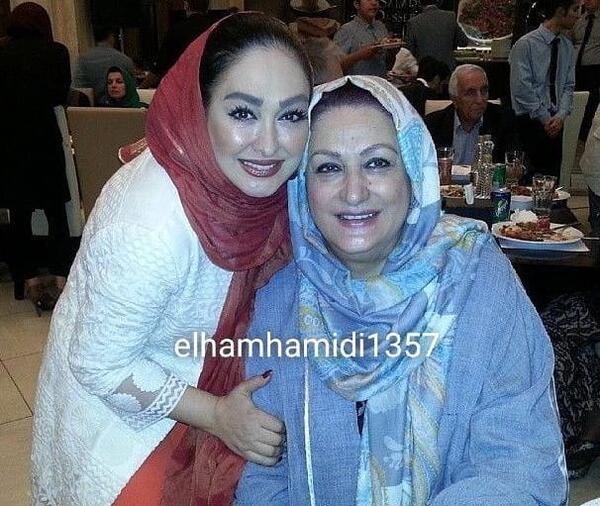 عکس الهام حمیدی با ملا مریم