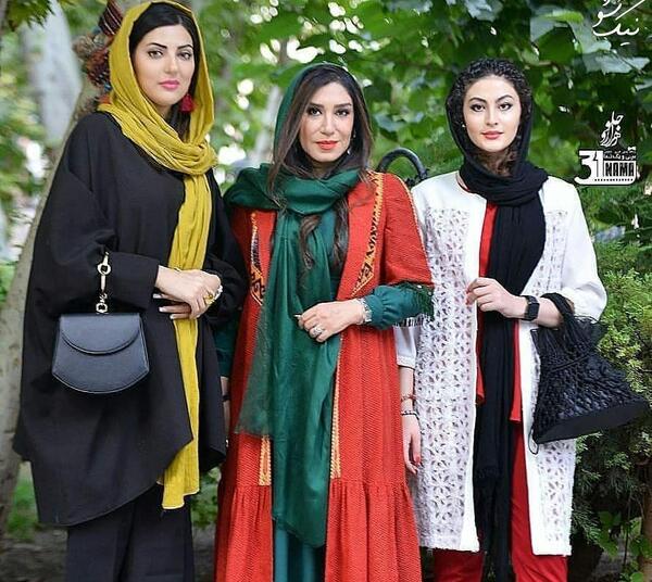 عکس الهام حمیدی با ملا مریم