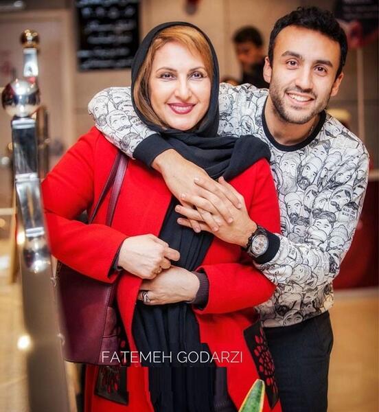 عکس جدید فاطمه گودرزی با همسرش