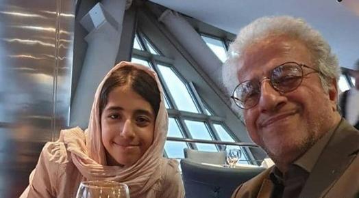 عکس از علیرضا خمسه و دخترش
