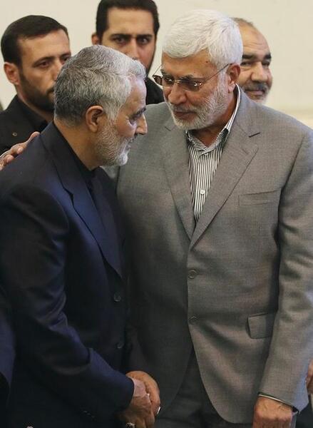 عکس حاج قاسم سلیمانی و ابومهدی مهندس