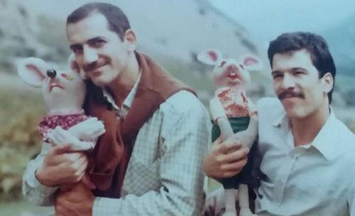 عکس فاطمه معتمد آریا در مدرسه موش ها
