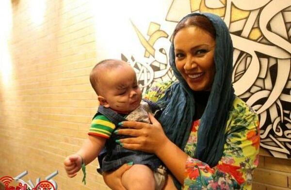 عکس جدید زیبا بروفه و فرزندش