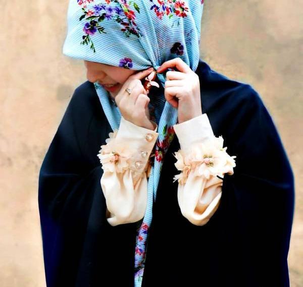 عکس دختر چادری اسپرت
