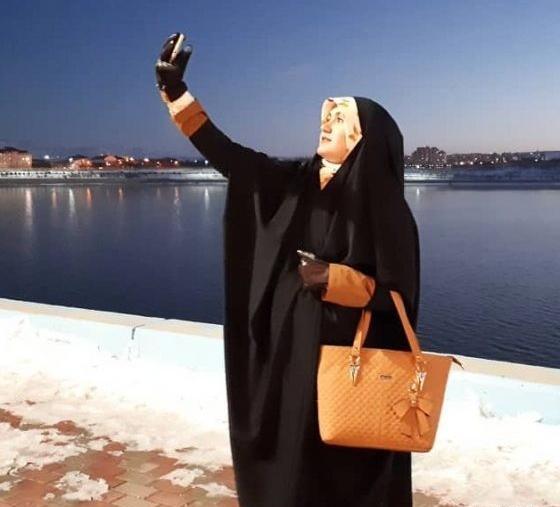 عکس دختر چادری اسپرت
