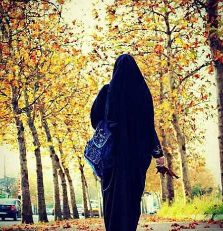عکس دختر چادری اسپرت