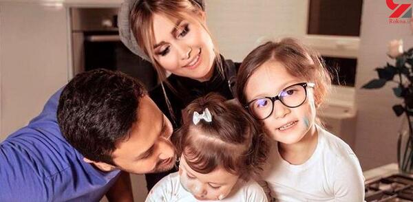 عکس شاهرخ استخری همراه خانواده
