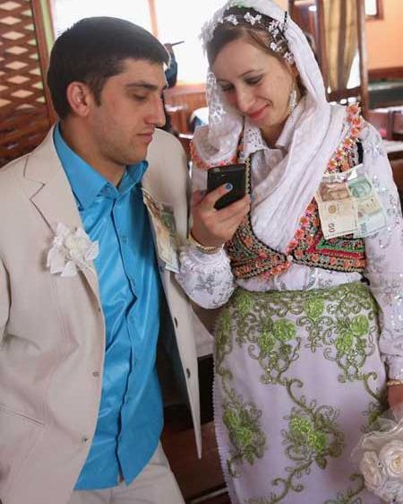 عکس عروس و داماد عجیب و غریب
