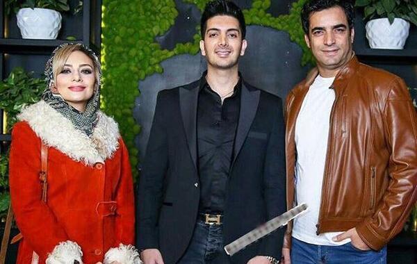 عکس فرزاد فرزین و یکتا ناصر