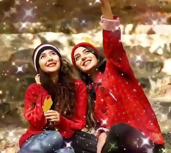 عکس پروفایل خواهرانه دوتایی