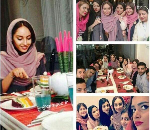 عکس ترلان پروانه در کنار همسرش