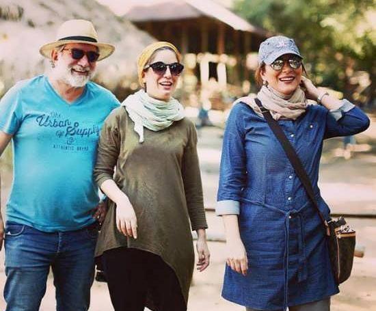عکس آتیلا پسیانی و خانواده اش