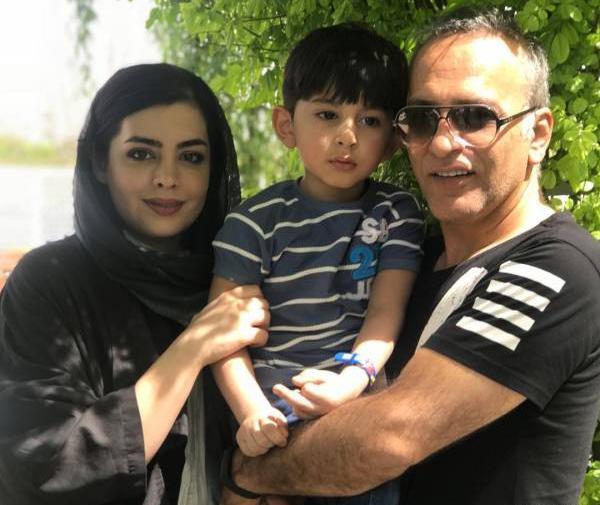 عکس بیوگرافی حمیدرضا آذرنگ وهمسرش ساناز بایان