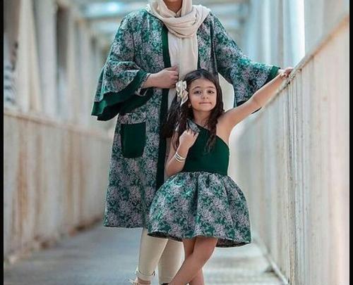 عکس مادر دختری شیک