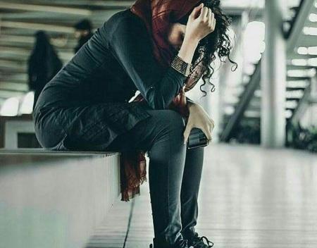 عکس عاشقانه غمگین لب