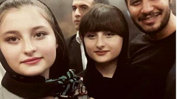 عکس سارا و نیکا با موهای چتری