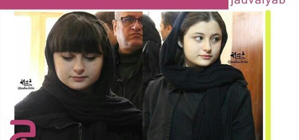 عکس سارا و نیکا با موهای چتری