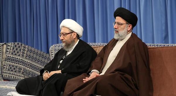 عکس رئیسی رهبری