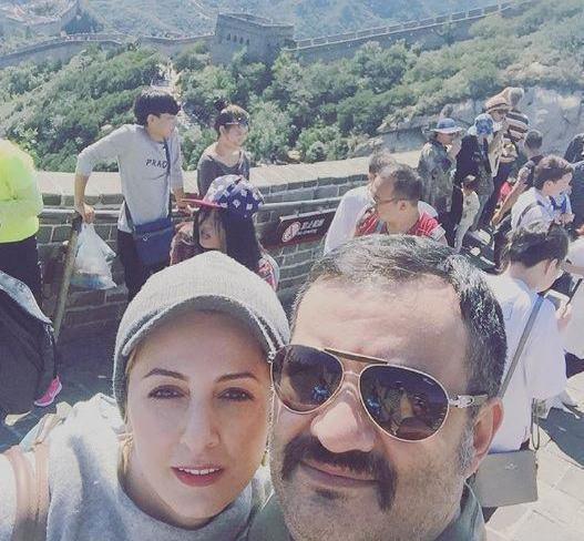 عکس شقایق دهقان و همسرش محراب قاسم خانی