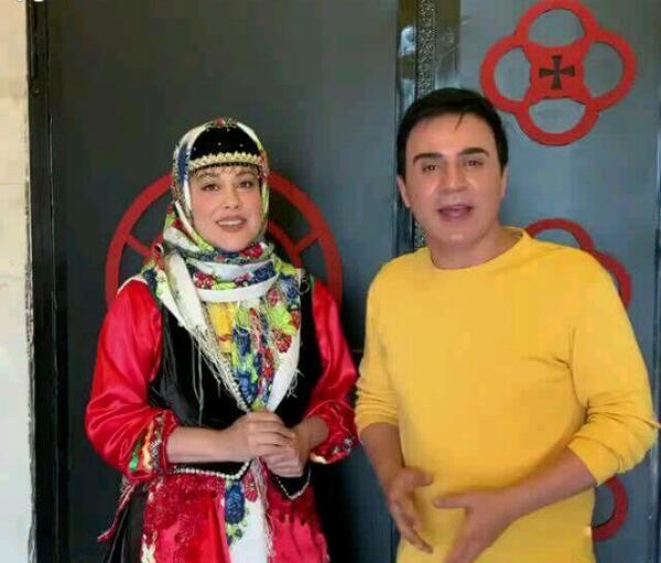 عکس آشا محرابی در بچه محل