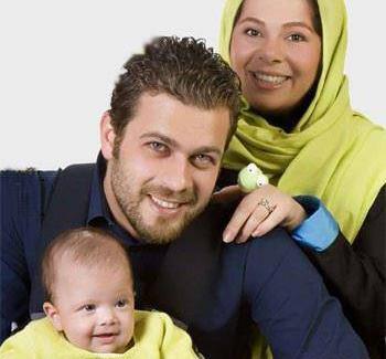 عکس پژمان بازغی خانواده