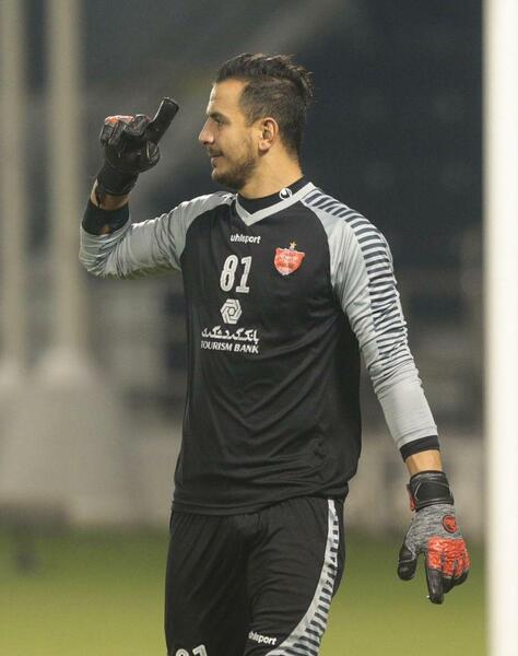 عکس تیم پرسپولیس با حامد لک