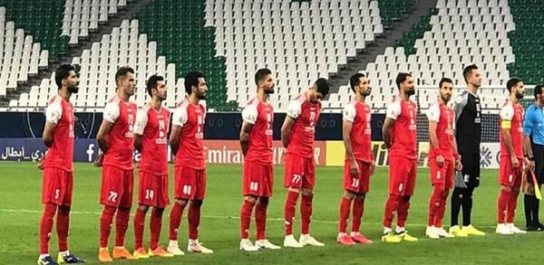 عکس تیم پرسپولیس با حامد لک