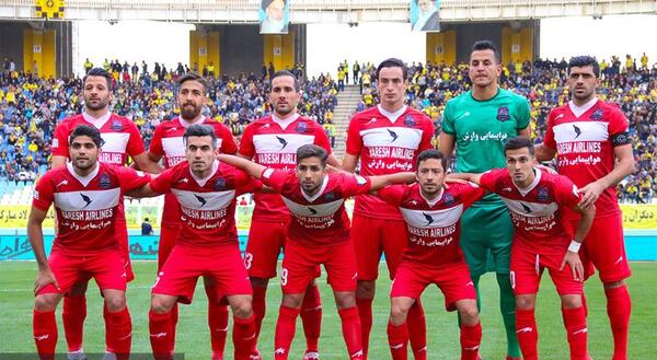 عکس تیم پرسپولیس با حامد لک