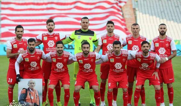 عکس تیم پرسپولیس با حامد لک