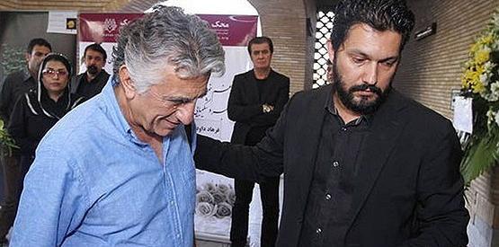 عکس حامد بهداد با پدرش