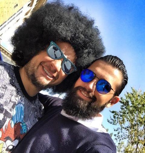 عکس علی صادقی با عینک