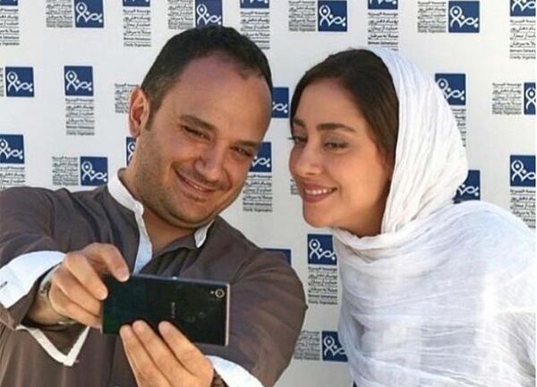 عکسهای بهاره کیان افشار با همسرش