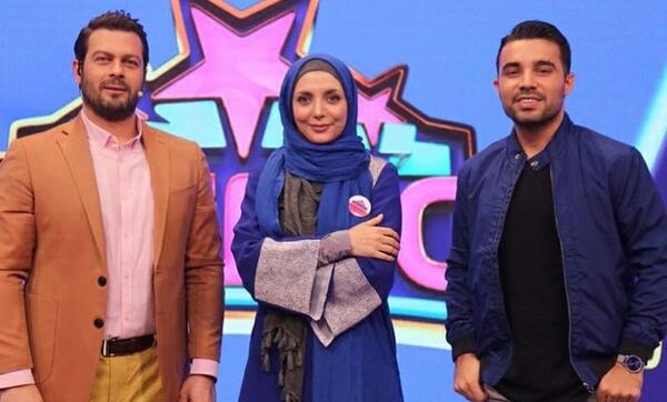 عکس از رویا میرعلمی و همسرش