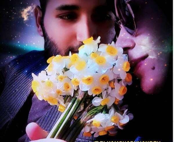 عکس الهام چرخنده همراه همسرش