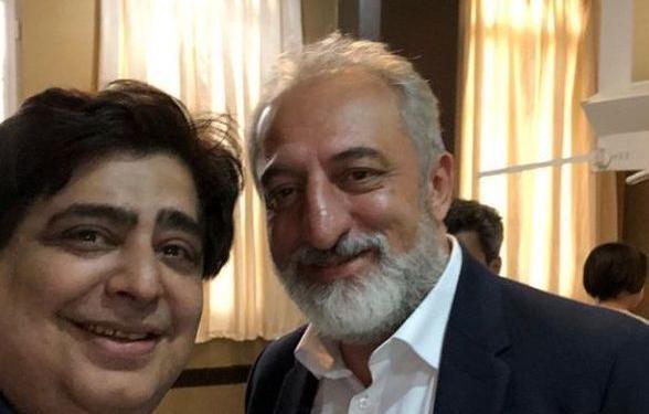 عکس رضا شفیعی جم با همسرش
