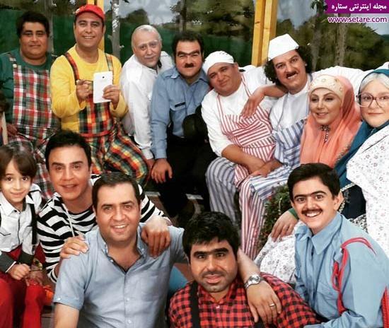 عکس امیر نوری در محله گل و بلبل