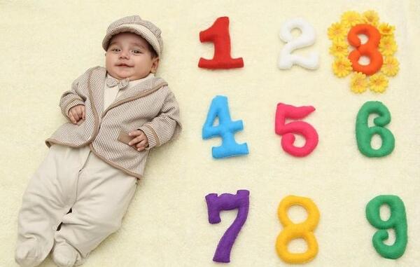 عکس ماهگرد نوزاد شش ماهه