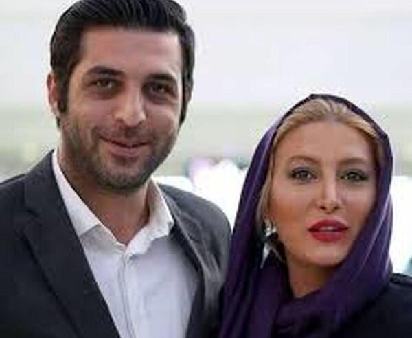 عکس عروسی فریبا نادری و همسرش