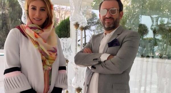 عکس عروسی فریبا نادری و همسرش