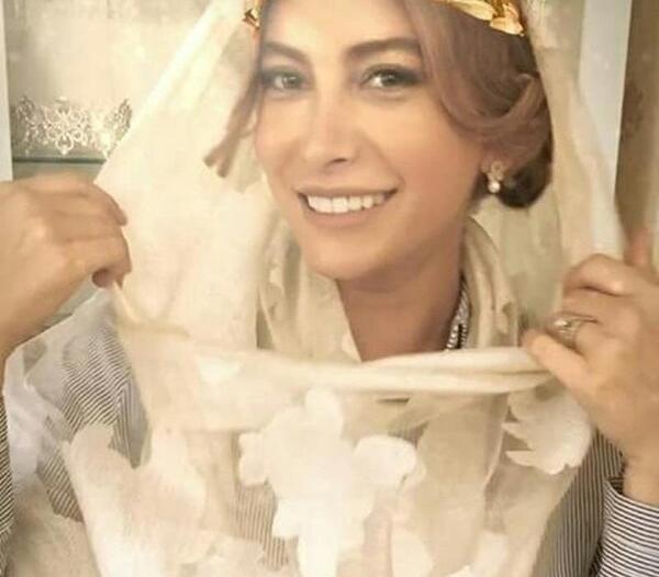 عکس عروسی فریبا نادری و همسرش